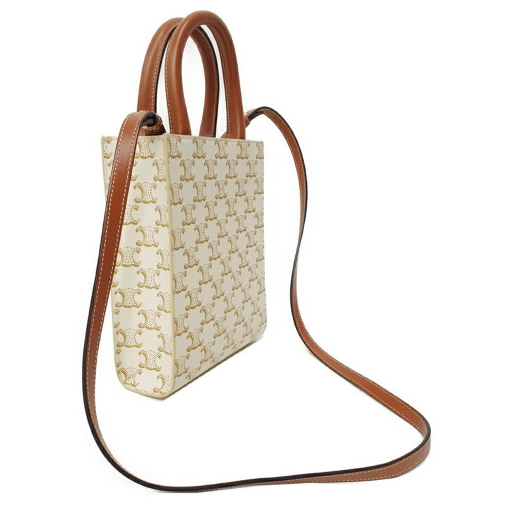 Celine Triomphe Canvas Vertical Cabas Bag - Picture 2 of 9